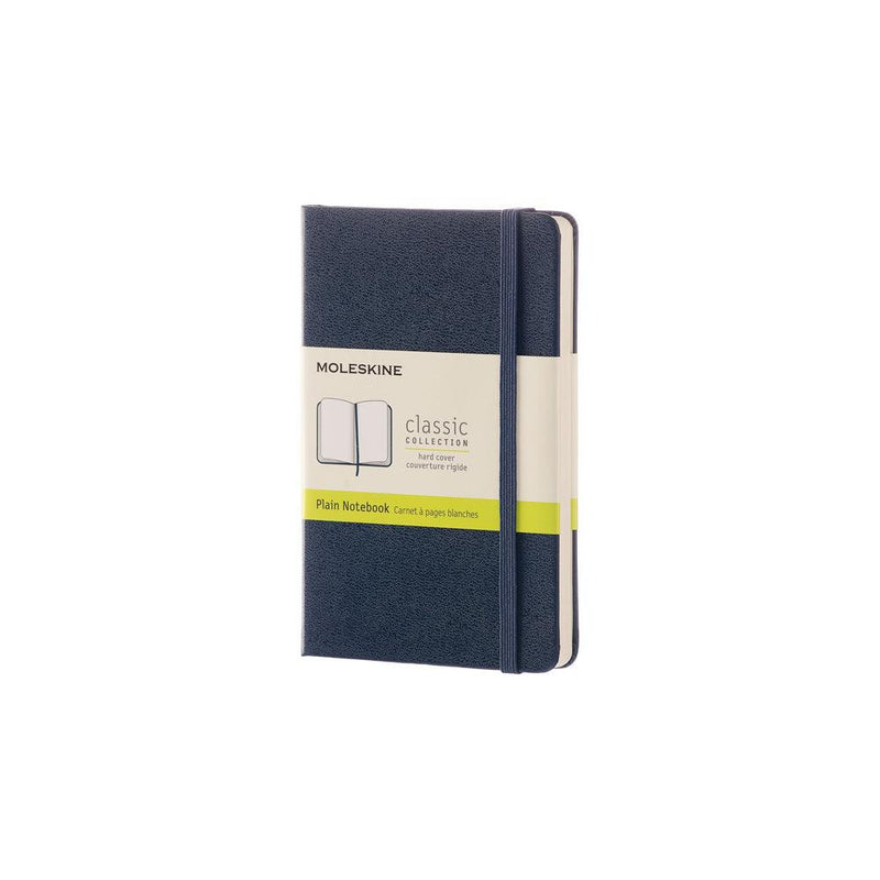 Moleskine Notebook Pocket Sapphire Blue Hard Cover Plain - Office Connect 2018