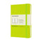 Moleskine Notebook Pocket Plain Lemon Green Hard - Office Connect 2018