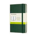 Moleskine Notebook Pocket Plain Myrtle Green Hard - Office Connect 2018