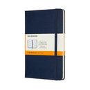 Moleskine Notebook Medium Sapphire Blue Hard Cover Ruled - Office Connect 2018
