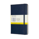 Moleskine Notebook Medium Sapphire Blue Hard Cover Square - Office Connect 2018