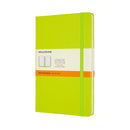 Moleskine Notebook Large Ruled Lemon Green Hard - Office Connect 2018