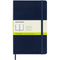 Moleskine Notebook Large Sapphire Blue Hard Cover Plain - Office Connect 2018