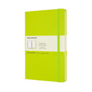 Moleskine Notebook Large Plain Lemon Green Hard - Office Connect 2018