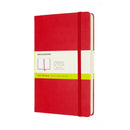 Moleskine Notebook Large Expanded Plain Scarlet Red Hard - Office Connect 2018