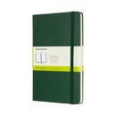 Moleskine Notebook Large Plain Myrtle Green Hard - Office Connect 2018