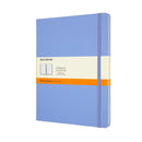 Moleskine Notebook XL Ruled Hydrangea Blue Hard - Office Connect 2018