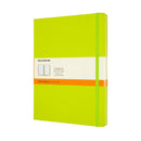 Moleskine Notebook XL Ruled Lemon Green Hard - Office Connect 2018