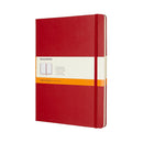 Moleskine Notebook XL Scarlet Red Hard Cover Ruled - Office Connect 2018