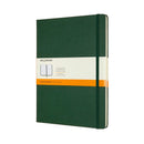 Moleskine Notebook XL Myrtle Green Hard Cover Ruled - Office Connect 2018