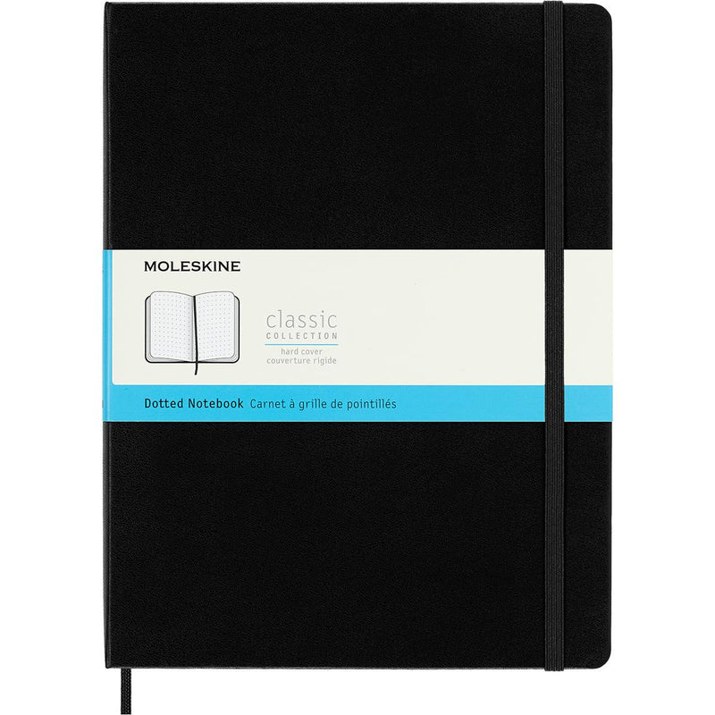 Moleskine Notebook XL Black Hard Cover Dot - Office Connect 2018