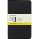 Moleskine Cahier Journals Large Black Square Pack 3 - Office Connect 2018