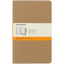 Moleskine Cahier Journals Large Kraft Brown Ruled Pack 3 - Office Connect 2018