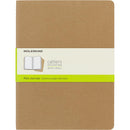 Moleskine Cahier Journals XL Kraft Brown Plain Pack 3 - Office Connect 2018
