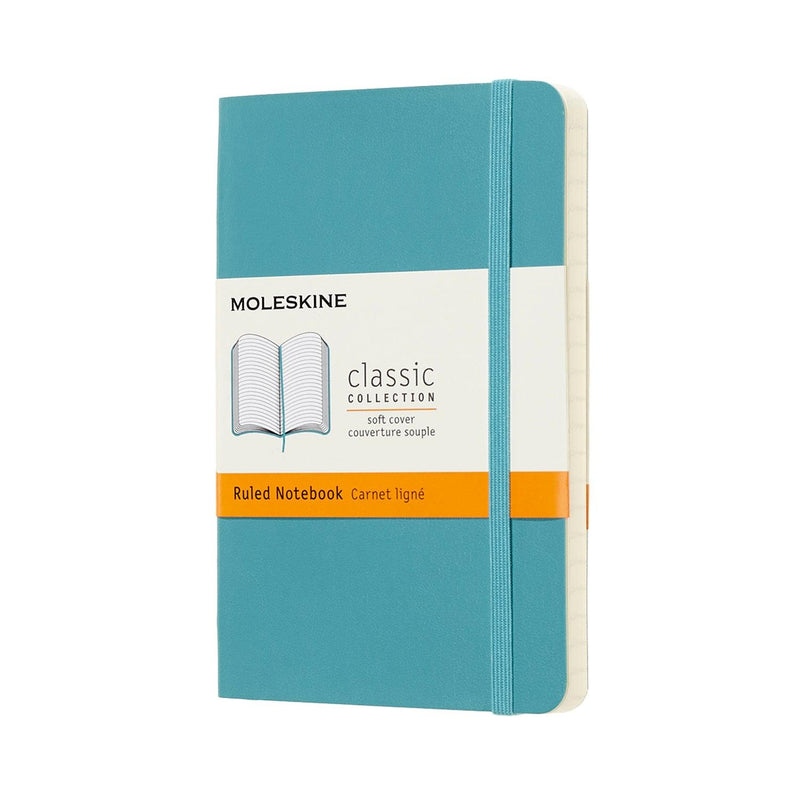 Moleskine Notebook Pocket Ruled Reef Blue Soft  - Office Connect 2018