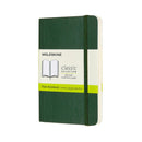 Moleskine Notebook Pocket Myrtle Green Soft Cover Plain - Office Connect 2018