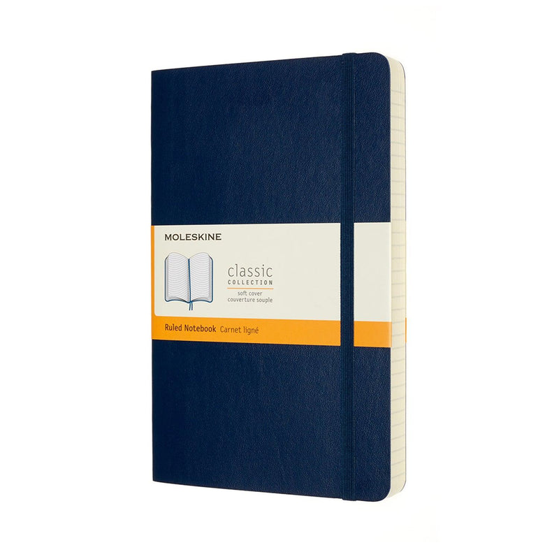 Moleskine Notebook Large Expanded Ruled Sapphire Blue Soft - Office Connect 2018