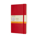 Moleskine Notebook Large Scarlet Red Soft Cover Ruled - Office Connect 2018