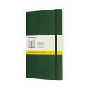 Moleskine Notebook Large Myrtle Green Soft Cover Square - Office Connect 2018