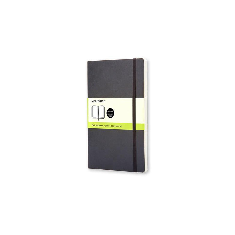 Moleskine Notebook Large Plain Black Soft - Office Connect 2018