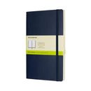 Moleskine Notebook Large Plain Sapphire Blue Soft - Office Connect 2018