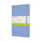 Moleskine Notebook Large Plain Hydrangea Blue Soft - Office Connect 2018