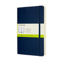 Moleskine Notebook Large Expanded Plain Sapphire Blue Soft - Office Connect 2018