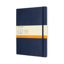 Moleskine Notebook XL Sapphire Blue Soft Cover Ruled - Office Connect 2018