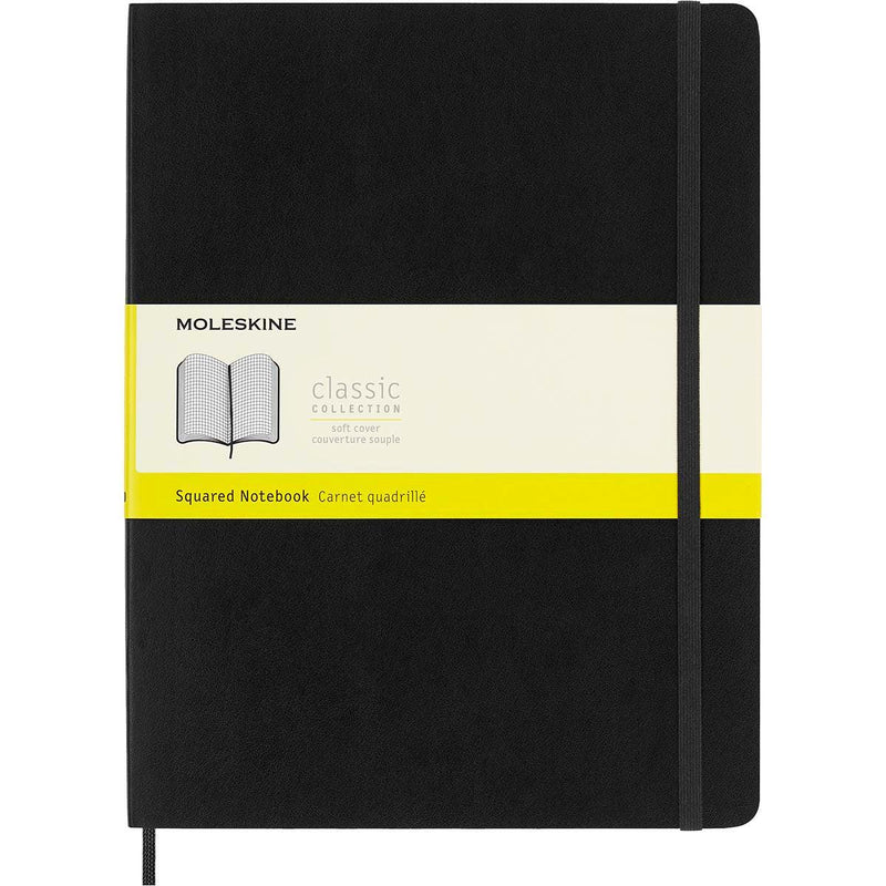 Moleskine Notebook XL Black Soft Cover Square - Office Connect 2018