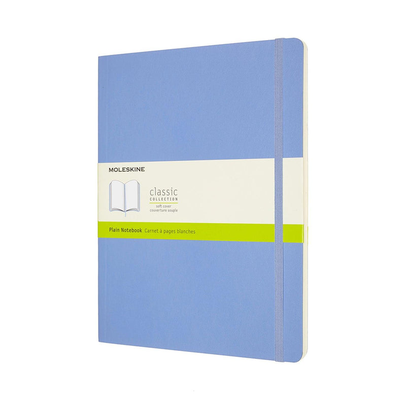 Moleskine Notebook XL Plain Hydrangea Blue Soft - Office Connect 2018