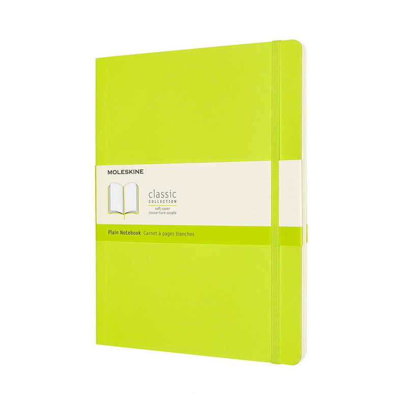 Moleskine Notebook XL Plain Lemon Green Soft - Office Connect 2018