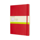 Moleskine Notebook XL Scarlet Red Soft Cover Plain - Office Connect 2018