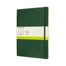 Moleskine Notebook XL Myrtle Green Soft Cover Plain - Office Connect 2018