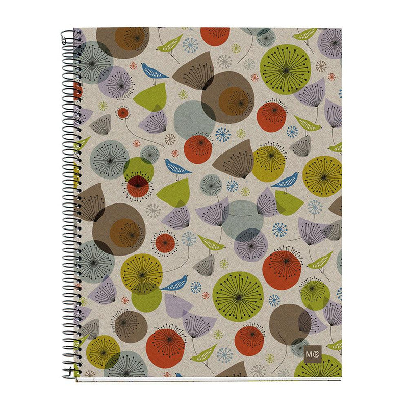 Miquelrius Notebook 4 Subject 120 Leaf A4 Ruled Ecobirds - Office Connect 2018