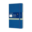 Moleskine Two-Go Notebook Medium Ruled/Plain Lapis Blue - Office Connect 2018