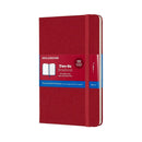 Moleskine Two-Go Notebook Medium Ruled/Plain Cranberry Red - Office Connect 2018