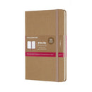 Moleskine Two-Go Notebook Medium Ruled/Plain Kraft Brown - Office Connect 2018
