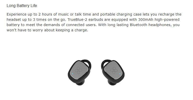 Promate TrueBlue-2 Wireless Stereo Hi-Fi Earphones - Office Connect 2018
