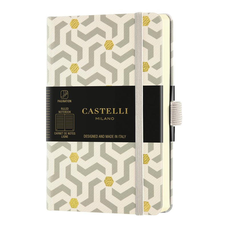 Castelli Notebook Oro Pocket Ruled Snakes - Office Connect 2018