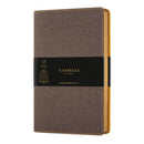 Castelli Notebook Harris Pocket Ruled Tobacco Brown - Office Connect 2018