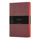 Castelli Notebook Harris Pocket Ruled Maple Red - Office Connect 2018