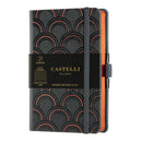 Castelli Notebook Copper and Gold Pocket Ruled Art Deco Copper - Office Connect 2018