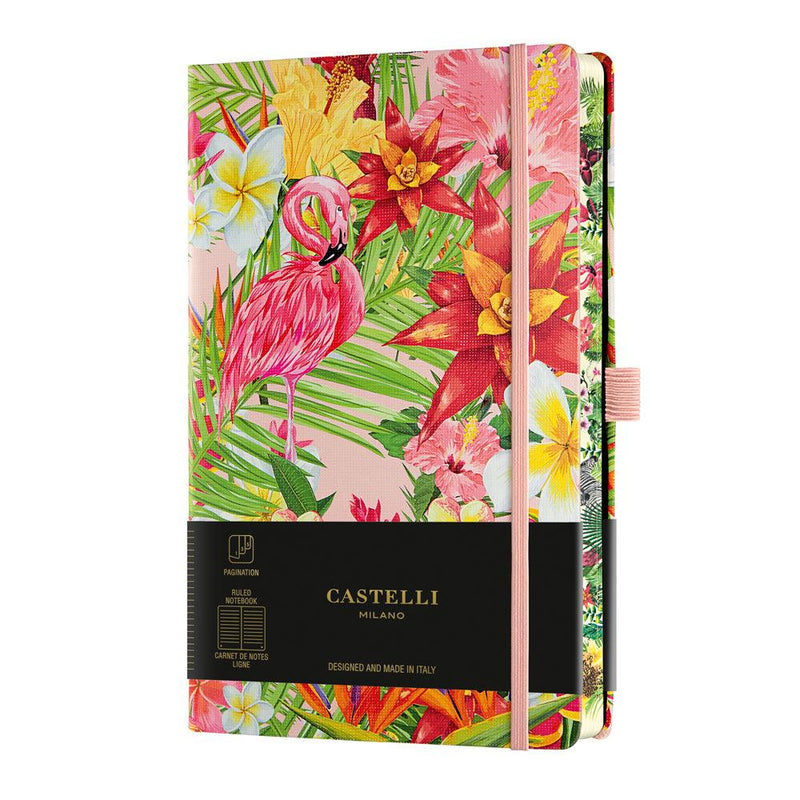 Castelli Notebook Eden A5 Ruled Flamingo - Office Connect 2018