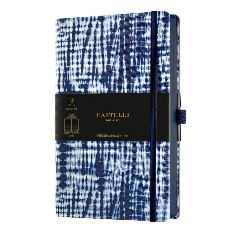 Castelli Notebook Shibori A5 Ruled Jute - Office Connect 2018