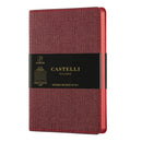 Castelli Notebook Harris A5 Ruled Maple Red - Office Connect 2018
