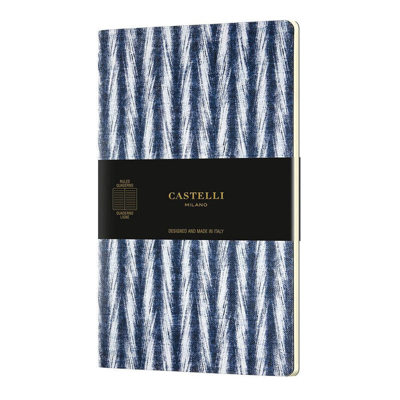 Castelli Quaderno Notebook A5 Soft Cover Shibori Twill - Office Connect 2018