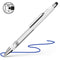 Schneider Ballpoint Stylus Pen Epsilon Touch Extra Broad Blue Ink White/Silver Barrel - Office Connect 2018