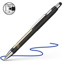 Schneider Ballpoint Stylus Pen Epsilon Touch Extra Broad Blue Ink Black/Gold Barrel - Office Connect 2018