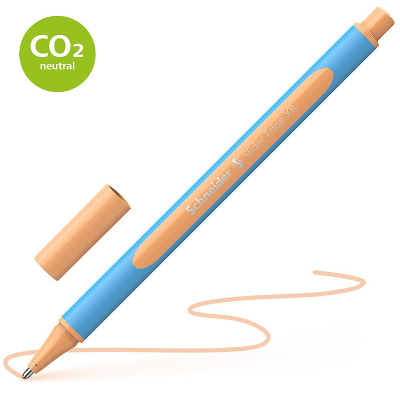 Schneider Ballpoint Pen Slider Edge XB Pastel Peach - Office Connect 2018