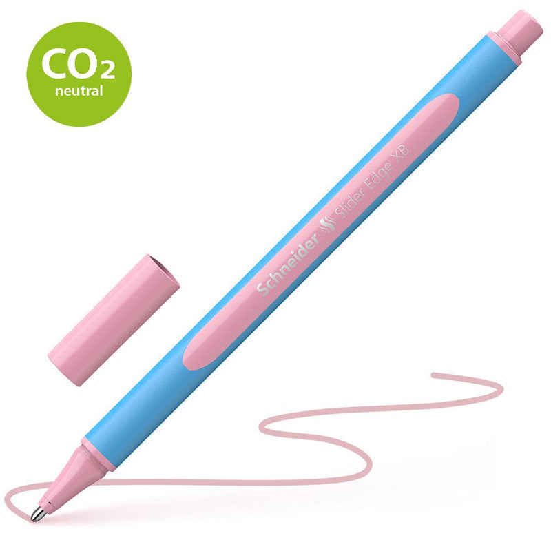 Schneider Ballpoint Pen Slider Edge XB Pastel Rose - Office Connect 2018